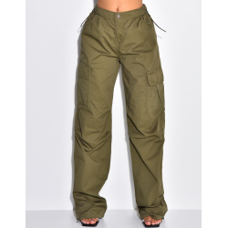 Pantalon parachute à poches cargo Pantalon parachute à poches cargo