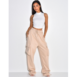 Pantalon cargo à poches épais