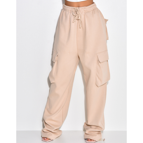 Pantalon cargo à poches épais