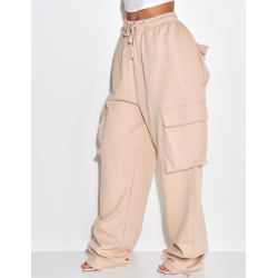 Pantalon cargo à poches épais
