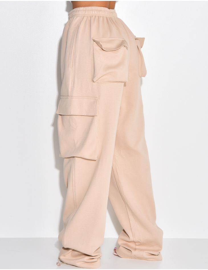 Pantalon cargo à poches épais