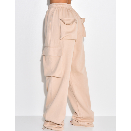 Pantalon cargo à poches épais
