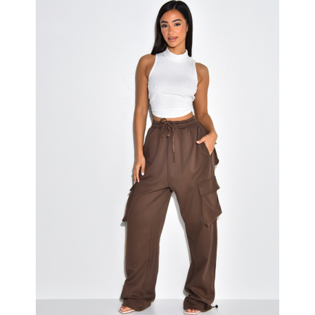 Pantalon cargo à poches épais Pantalon cargo à poches épais