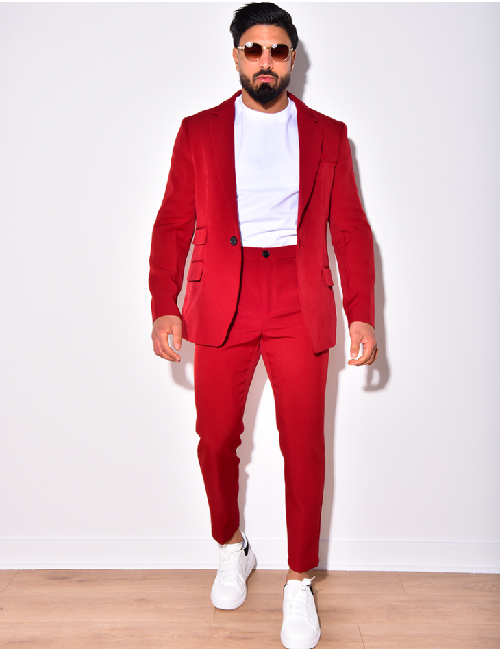 Ensemble de costume 2 pièces, veste et pantalon Ensemble de costume 2 pièces, veste et pantalon