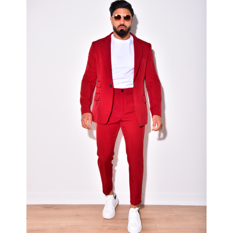 Ensemble de costume 2 pièces, veste et pantalon Ensemble de costume 2 pièces, veste et pantalon