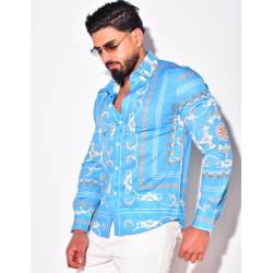 Chemise satiné à motif