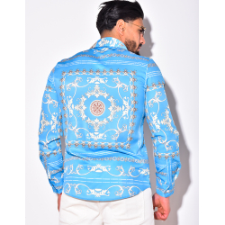 Chemise satiné à motif