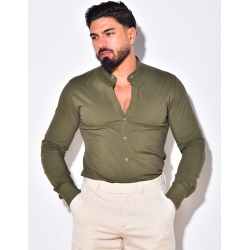 Chemise manches longues col rond