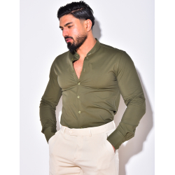 Chemise manches longues col rond