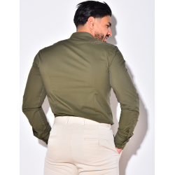 Chemise manches longues col rond