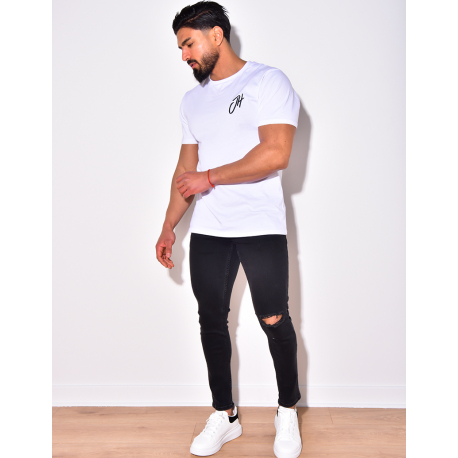 Jeans homme destroy au genou Jeans homme destroy au genou