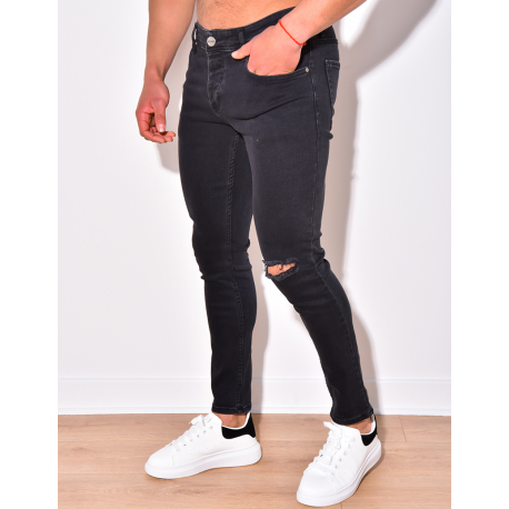 Jeans homme destroy au genou Jeans homme destroy au genou
