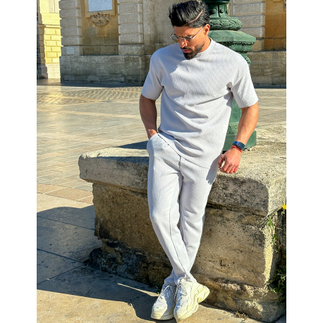 Ensemble t-shirt oversize & pantalon côtelé Ensemble t-shirt oversize & pantalon côtelé