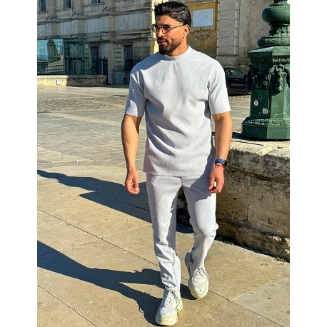 Ensemble t-shirt oversize & pantalon côtelé Ensemble t-shirt oversize & pantalon côtelé