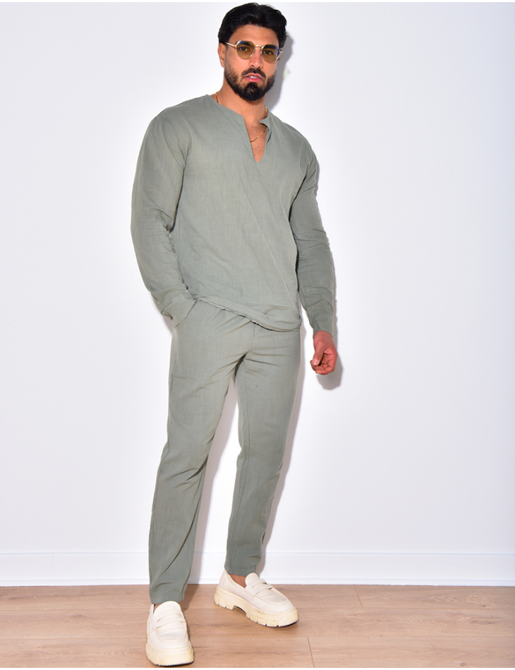 Ensemble pantalon et t-shirt à manches longues Ensemble pantalon et t-shirt à manches longues