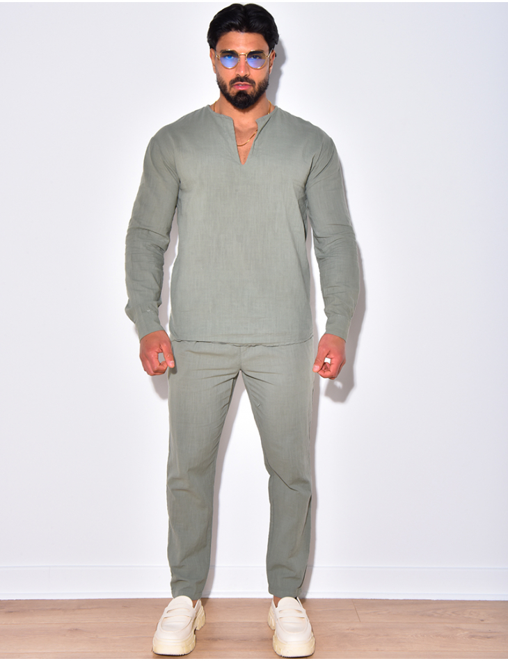 Ensemble pantalon et t-shirt à manches longues Ensemble pantalon et t-shirt à manches longues