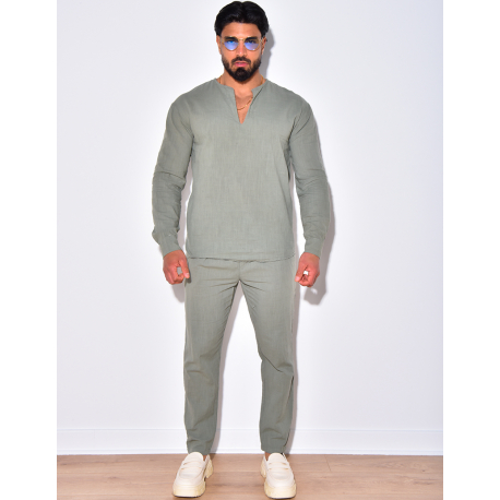 Ensemble pantalon et t-shirt à manches longues Ensemble pantalon et t-shirt à manches longues