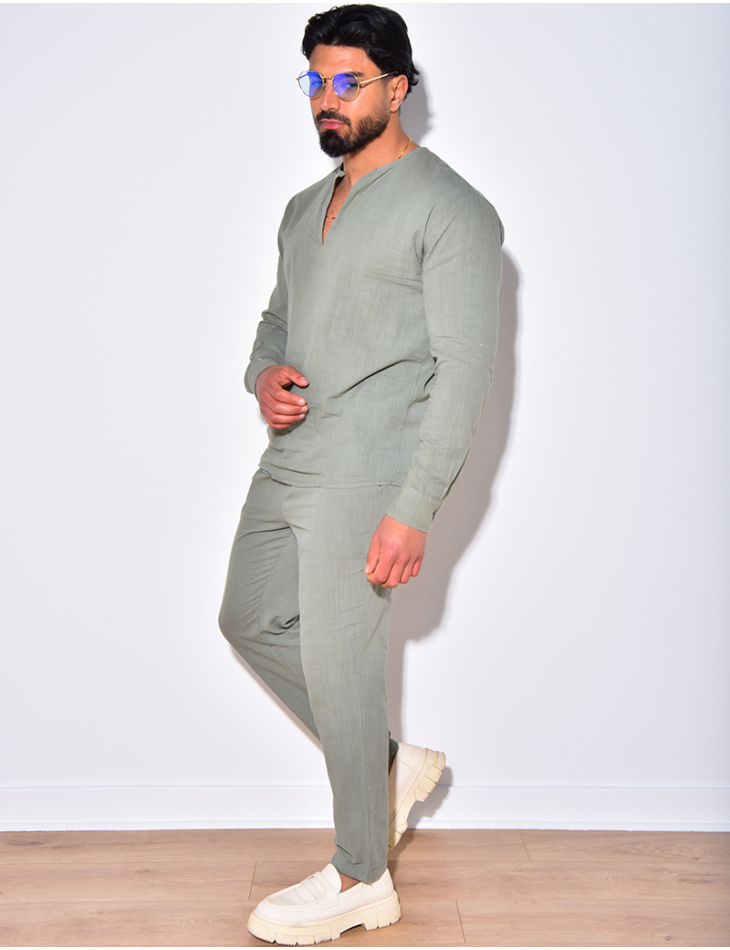 Ensemble pantalon et t-shirt à manches longues Ensemble pantalon et t-shirt à manches longues