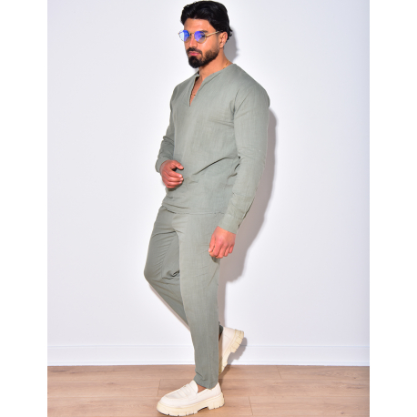 Ensemble pantalon et t-shirt à manches longues Ensemble pantalon et t-shirt à manches longues