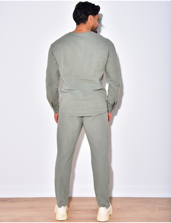 Ensemble pantalon et t-shirt à manches longues Ensemble pantalon et t-shirt à manches longues