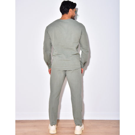 Ensemble pantalon et t-shirt à manches longues Ensemble pantalon et t-shirt à manches longues
