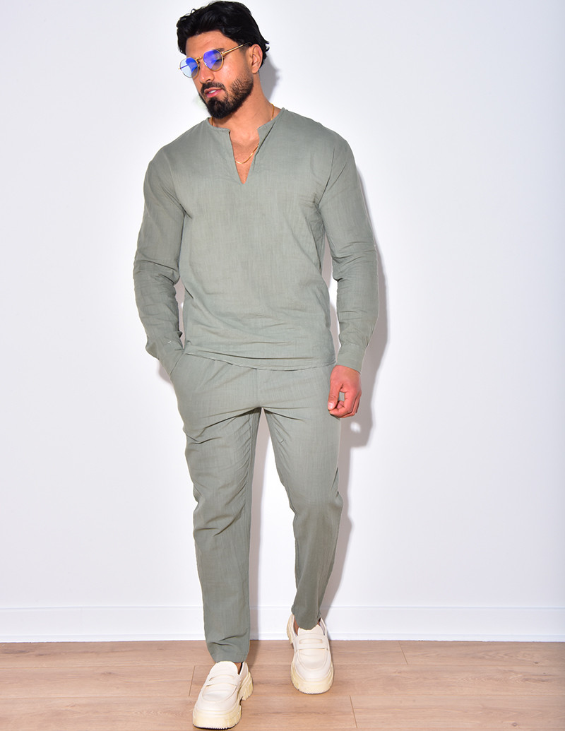 Ensemble pantalon et t-shirt à manches longues