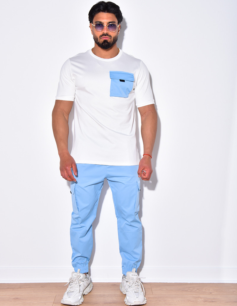 Ensemble pantalon cargo et t-shirt à poches