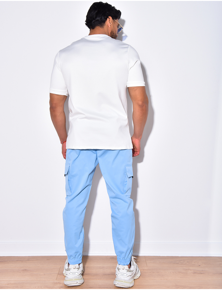 Ensemble pantalon cargo et t-shirt à poches