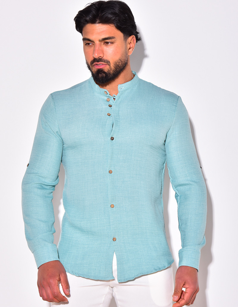Chemise col mao