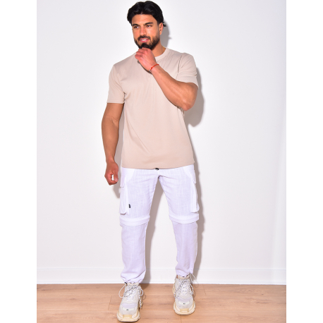 Pantalon cargo à zip Pantalon cargo à zip