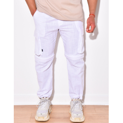 Pantalon cargo à zip Pantalon cargo à zip