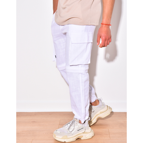Pantalon cargo à zip Pantalon cargo à zip