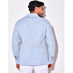 Chemise en lin avec poches Chemise en lin avec poches