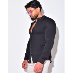 Chemise fluide à col rond Chemise fluide à col rond