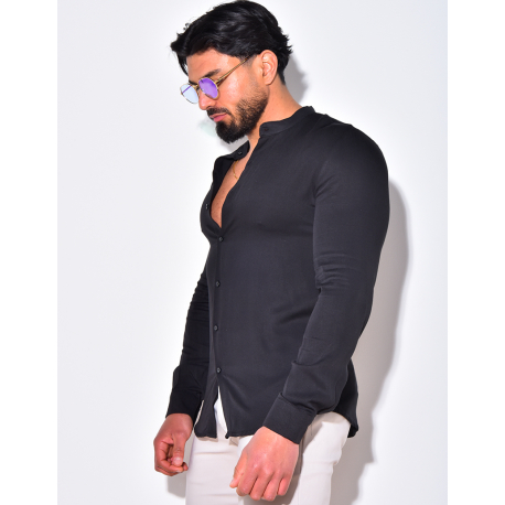 Chemise fluide à col rond Chemise fluide à col rond