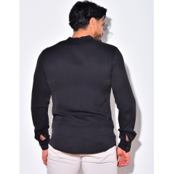 Chemise fluide à col rond Chemise fluide à col rond