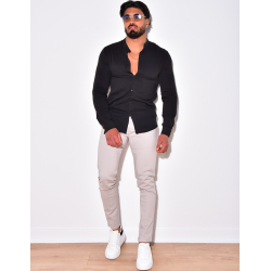 Chemise fluide à col rond Chemise fluide à col rond