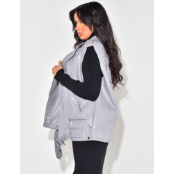 Perfecto en simili sans manches Perfecto en simili sans manches