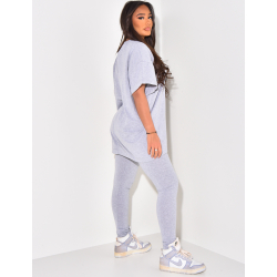 Ensemble legging et t-shirt oversize