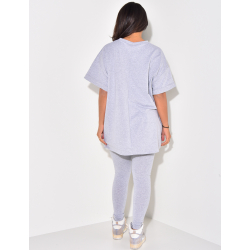 Ensemble legging et t-shirt oversize