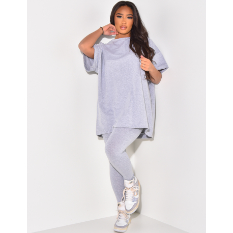 Ensemble legging et t-shirt oversize