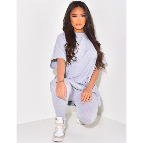 Ensemble legging et t-shirt oversize