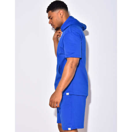 Ensemble short et t-shirt à capuche Ensemble short et t-shirt à capuche