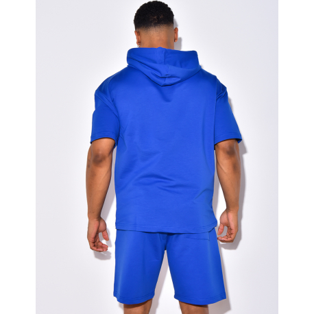 Ensemble short et t-shirt à capuche Ensemble short et t-shirt à capuche