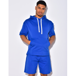 Ensemble short et t-shirt à capuche Ensemble short et t-shirt à capuche