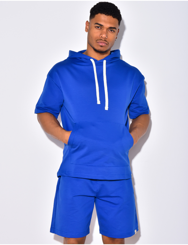 Ensemble short et t-shirt à capuche Ensemble short et t-shirt à capuche