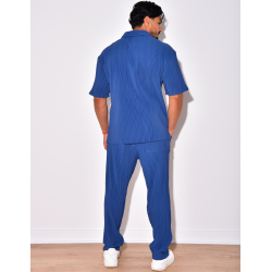 Ensemble chemise et pantalon plissée Ensemble chemise et pantalon plissée