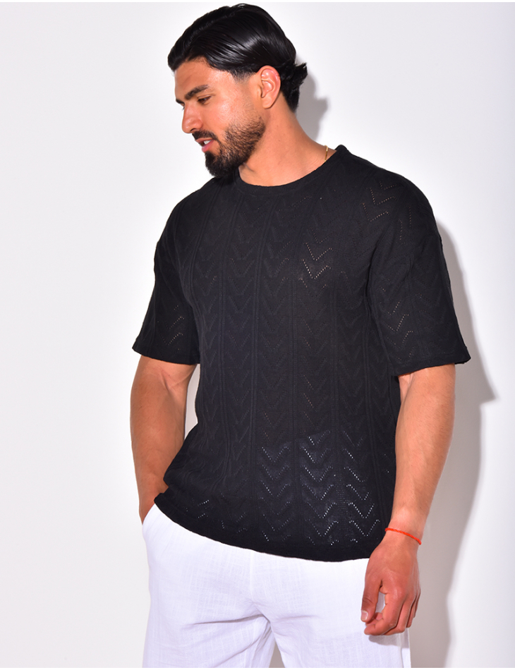 T-shirt en maille T-shirt en maille