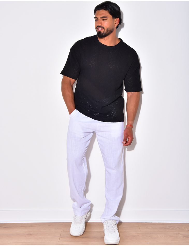 T-shirt en maille T-shirt en maille