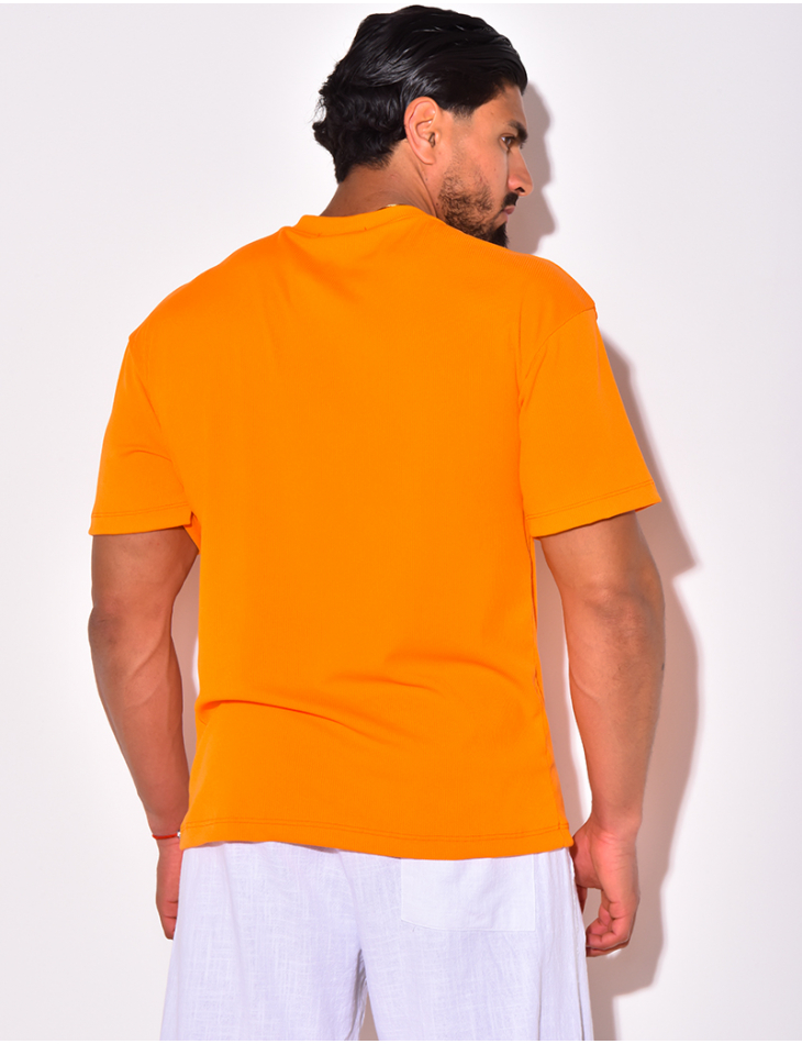 T-shirt côtelé T-shirt côtelé